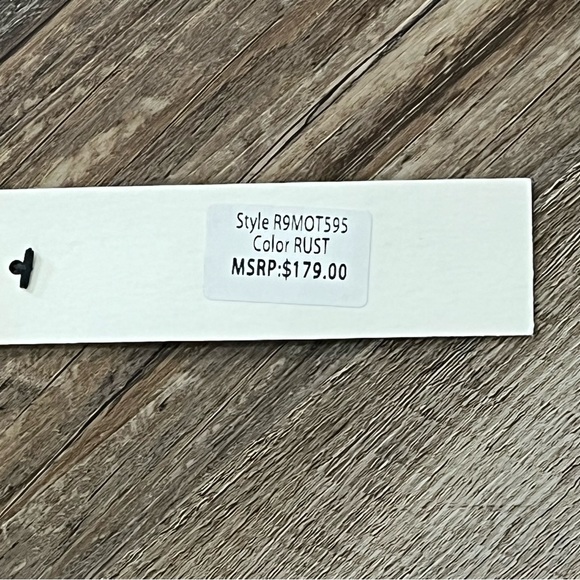 Kenneth Cole New York Rust Sweater Car Coat Sz XL Slit Pockets Snap Closure - Picture 14 of 15